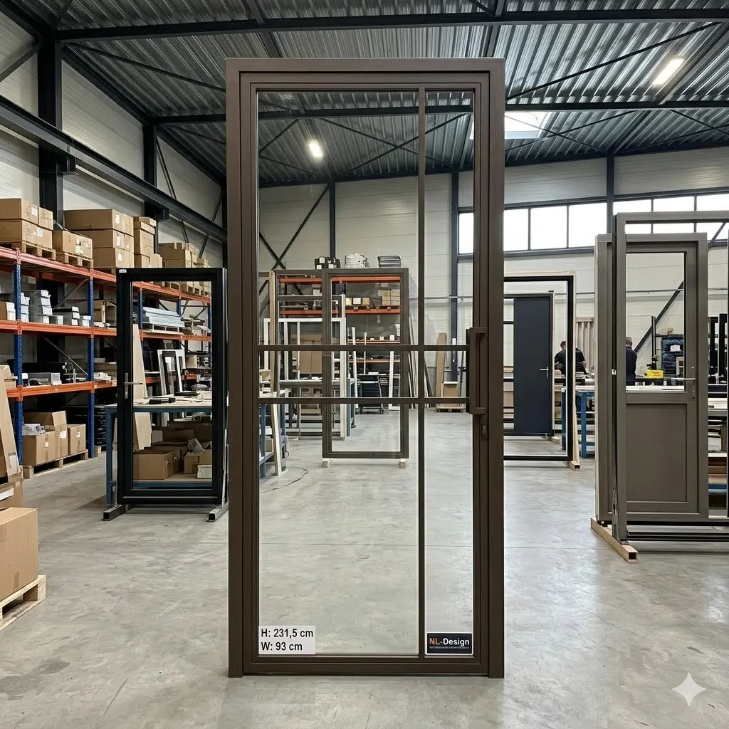 Taatsdeur in onze loods in Schagen
