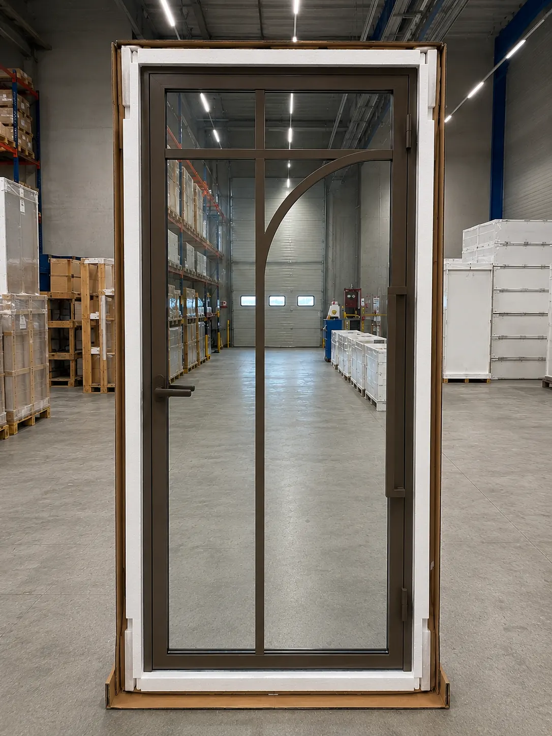 Taatsdeur klaar voor uitlevering in de loods
